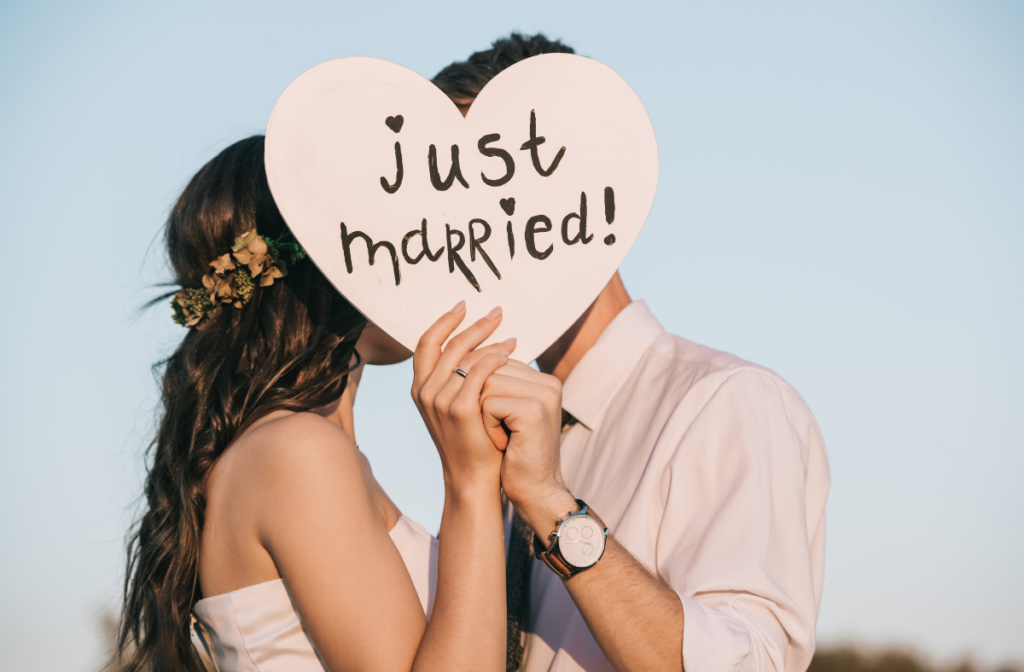 just married couple