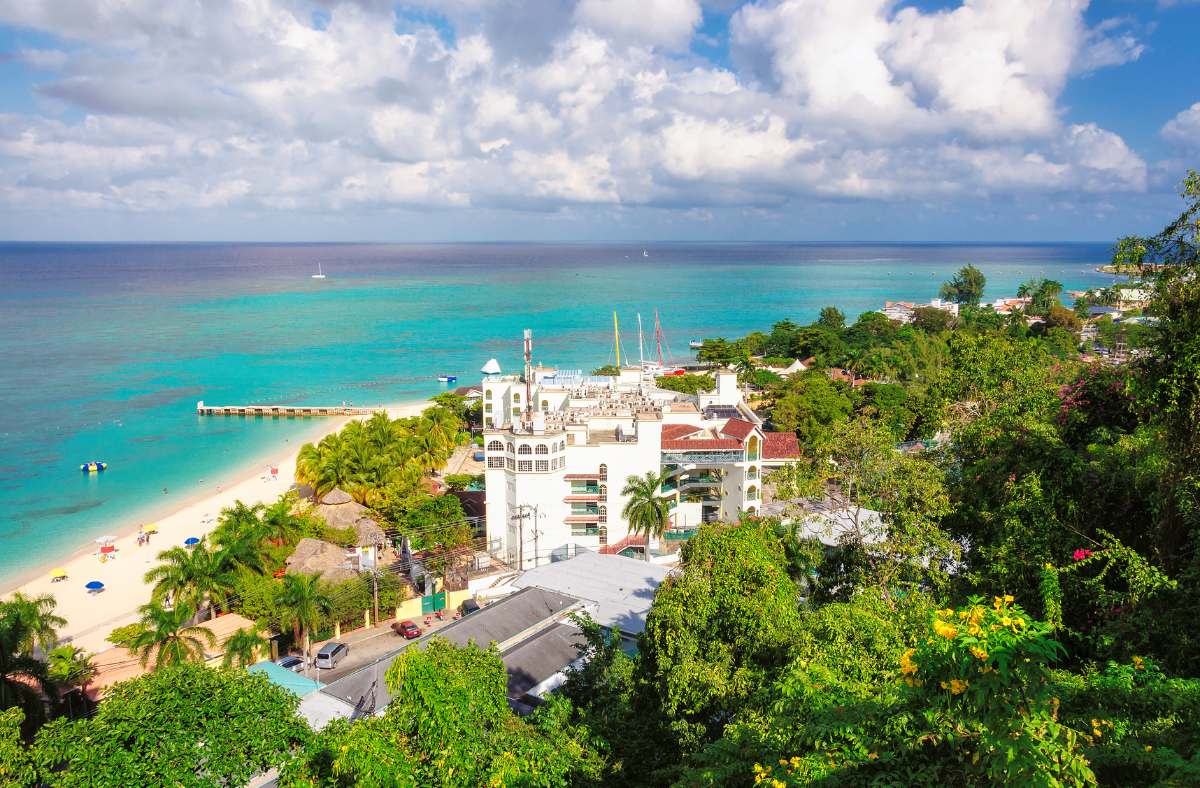 Beautiful view of boutique hotel in Montego Bay